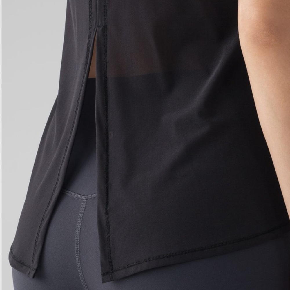 Lululemon Two With One Singlet In Black. - image 4